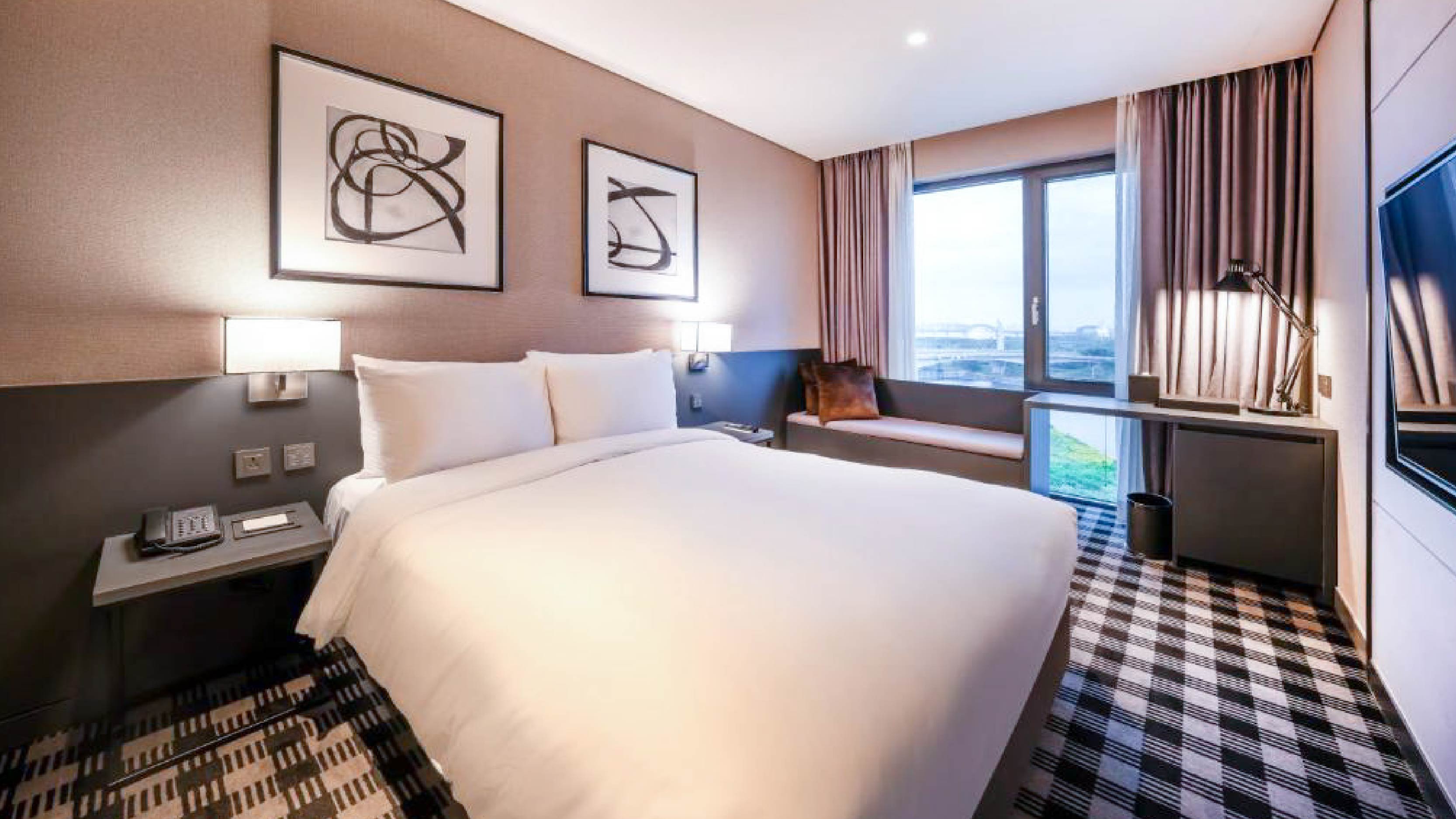Hotel Whistlelark Jeju 客房空間